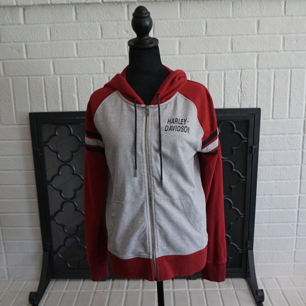 Harley Davidson Victory Sweep Womens Zip Up Hoodie NWT Medium M